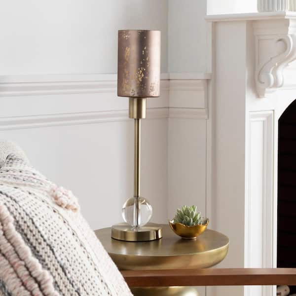 Artistic Weavers Maisin 20 5 In Brass, Cylinder Shaped Table Lamp Shade