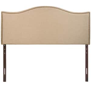 Curl Cafe Queen Nailhead Upholstered Headboard