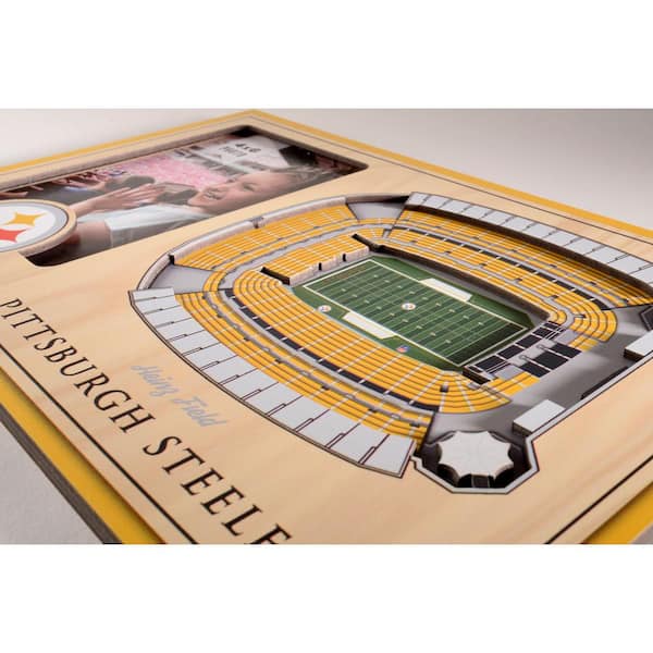 NFL Pittsburgh Steelers Super Bowl Champions Ticket Collections Frame  (30.5x30.5cm)