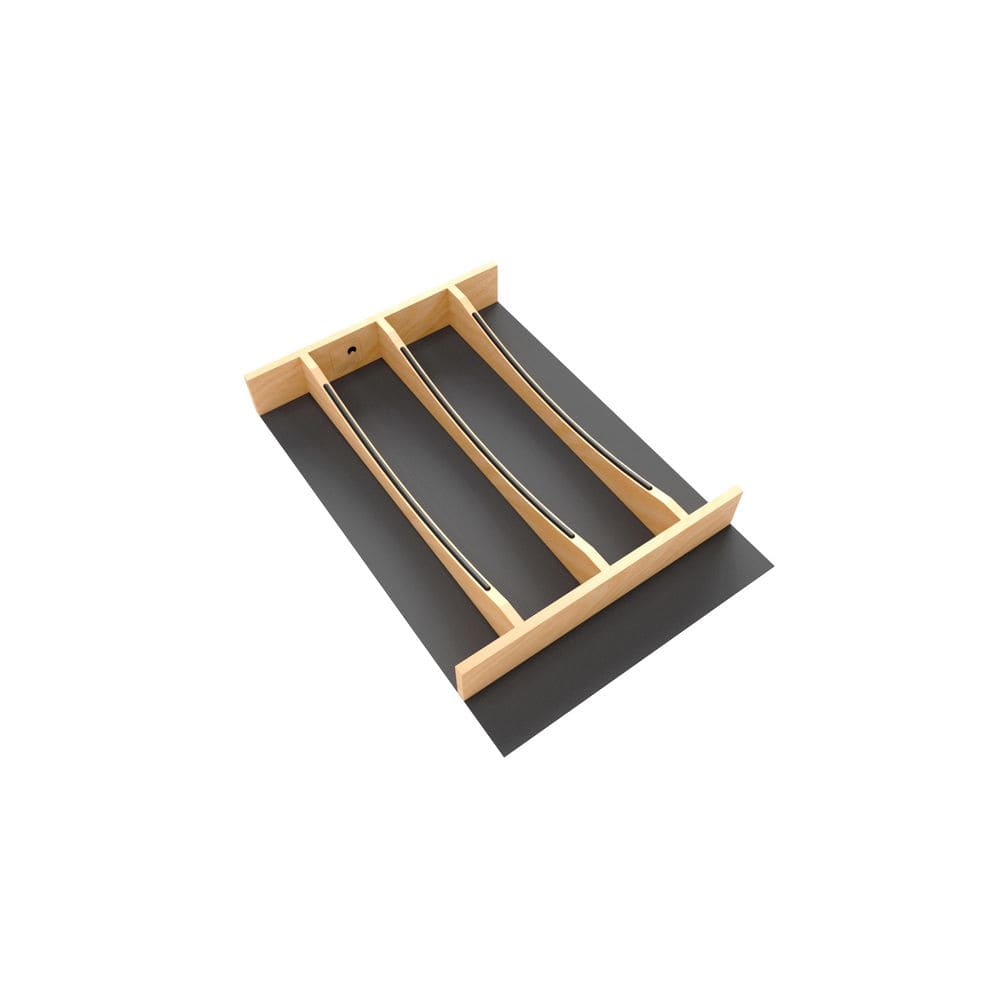"Craftsman Collection 13-1/4"" X 19-1/2"" Solid Maple Utensil Drawer Insert w/ Black Accents" price history on PriceWatchPro