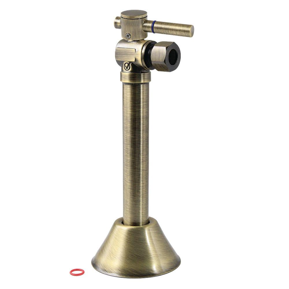 Vintage 1/2 in. Sweat x 3/8 in. Compression Brass Angle Shut Off Valve in Antique Brass price history on PriceWatchPro