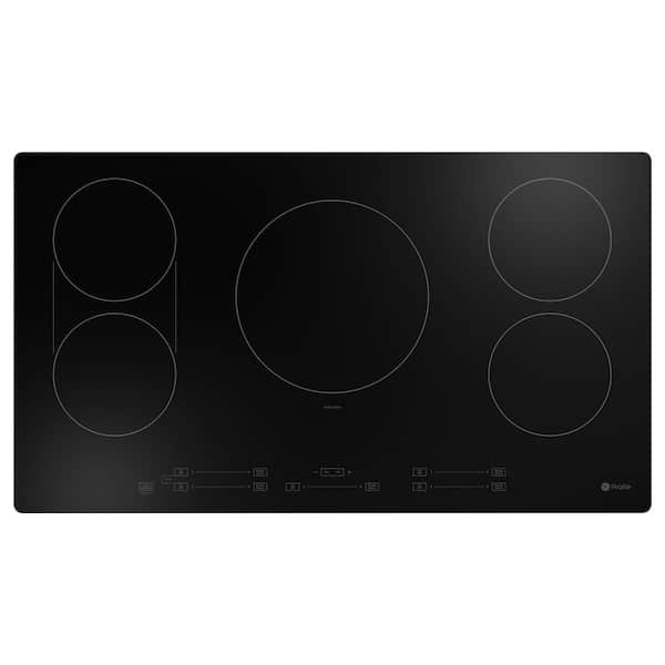 Profile 36 in. Built-In Touch Control Induction Cooktop with 5 Induction Elements and Power Boost in Black