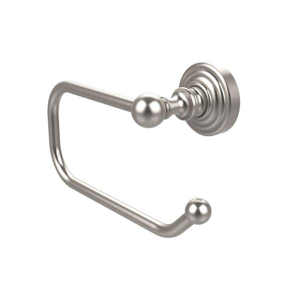 Allied Brass Waverly Place Collection European Style Single Post Toilet Paper Holder in Satin Nickel