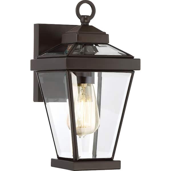 Quoizel Ravine 1-Light Bronze Outdoor Wall Lantern Sconce