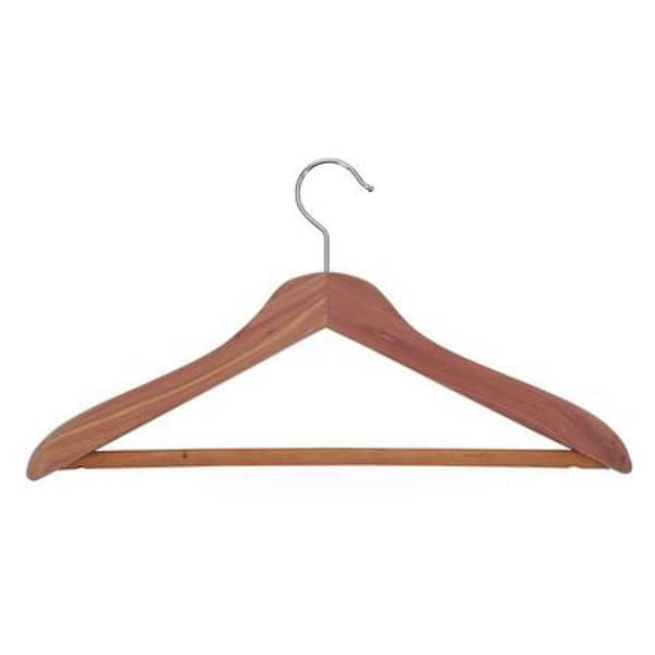 Solid Natural Wooden Hangers Sturdy Durable Suit Hangers for Wardrobe  Organization