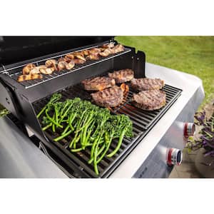 Genesis E-315 3-Burner Natural Gas Grill in Black with Grill Cover
