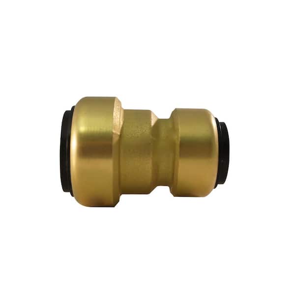 Tectite 1 in. Brass Push-to-Connect x 3/4 in. Push-to-Connect Reducer Coupling