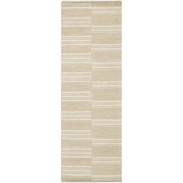 Our PNW Home Idaho Beige 3 ft. x 8 ft. Modern Area Rug