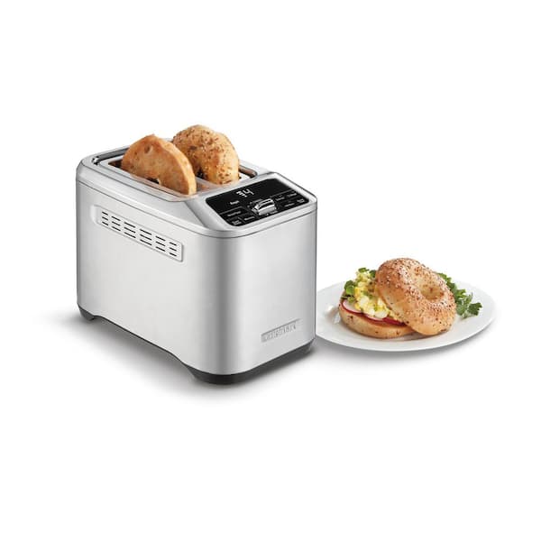 Cuisinart 2Slice standard slot Motorized Metal 900Watt Grey Digital