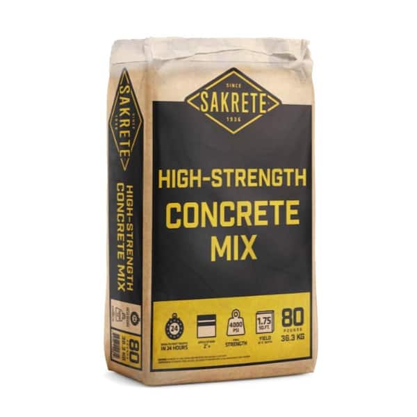SAKRETE 80 lb. Gray Concrete Mix