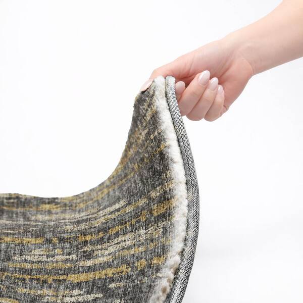 Dream Shag Premium Machine Washable Abstract ADS39 Granite 10 ft. x 14 ft. Area Rug