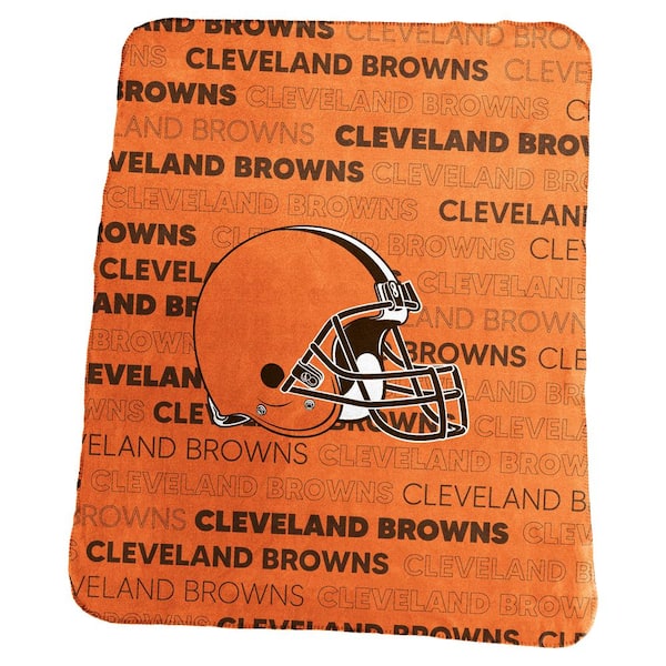 logobrands Cleveland Browns Multi-Colored Classic Fleece Throw