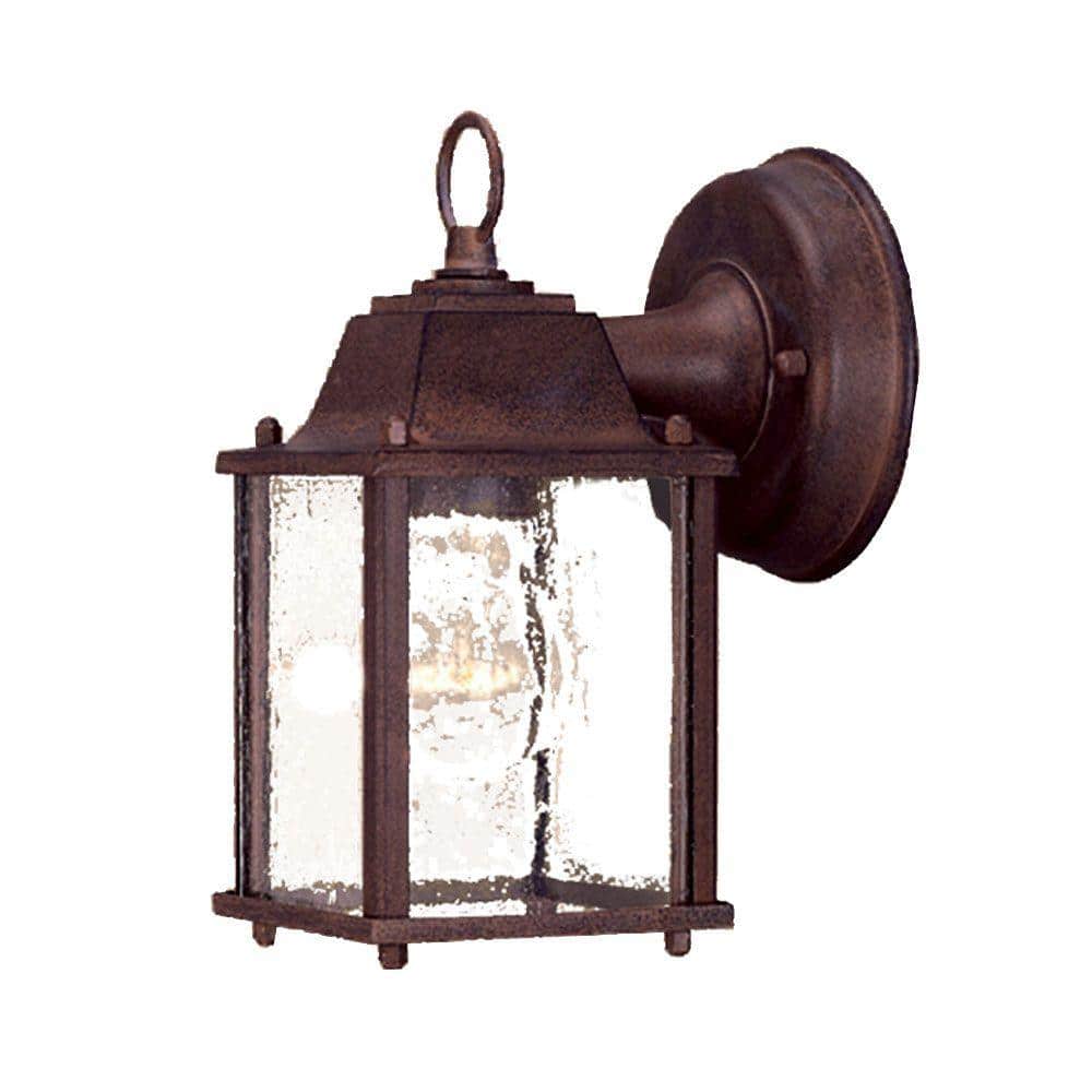 Builder's Choice Collection 1-Light Burled Walnut Outdoor Wall Lantern Sconce price history on PriceWatchPro