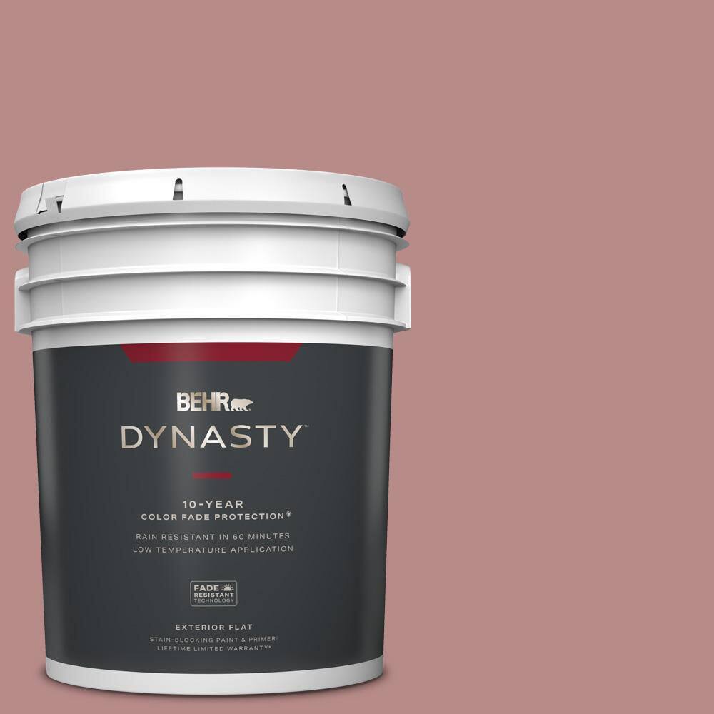 BEHR DYNASTY 5 gal. 150F4 Victorian Mauve Flat Exterior Stain