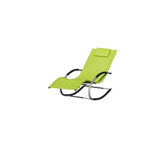 Inval Rimax White Plastic Rocking Chair 10002 The Home Depot
