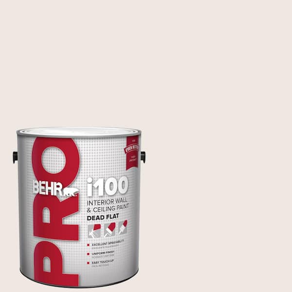 1 gal. #PR-W12 Timid White Dead Flat Interior Paint