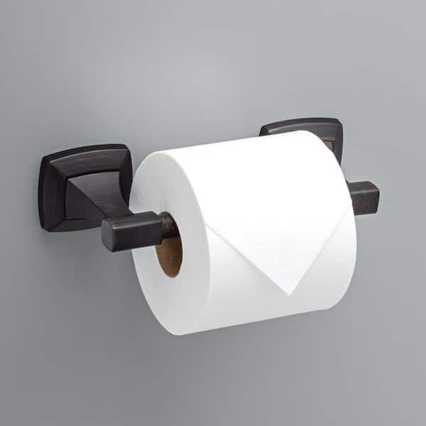 Portwood Wall Mount Pivot Arm Toilet Paper Holder Bath Hardware Accessory in Venetian Bronze