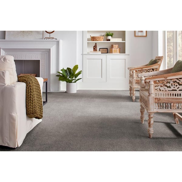 Appreciate II  - Cityscape - Gray 58 oz. Triexta Texture Installed Carpet