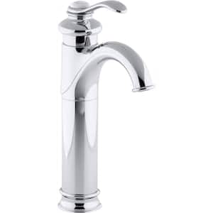 Fairfax Tall Single Hole Single Handle Water-Saving Bathroom Faucet with Single Lever Handle in Polished Chrome