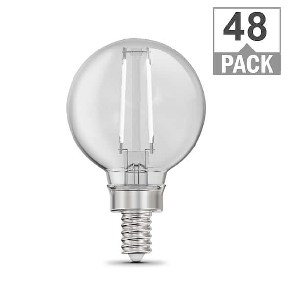 Reviews for Feit Electric 60-Watt Equivalent G16.5 Globe Dimmable White ...