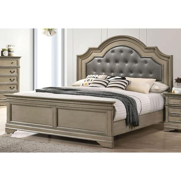 Furniture of America Steamboat 3-Piece Antique Warm Gray