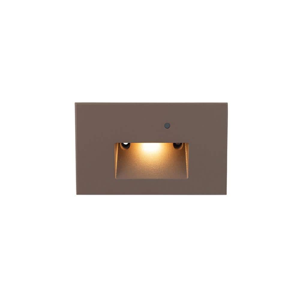 Bronze Direct Wired Dimmable LED Step and Wall Light