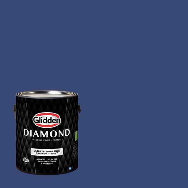 1 gal. PPG1166-7 Daring Indigo Flat Interior Paint with Primer