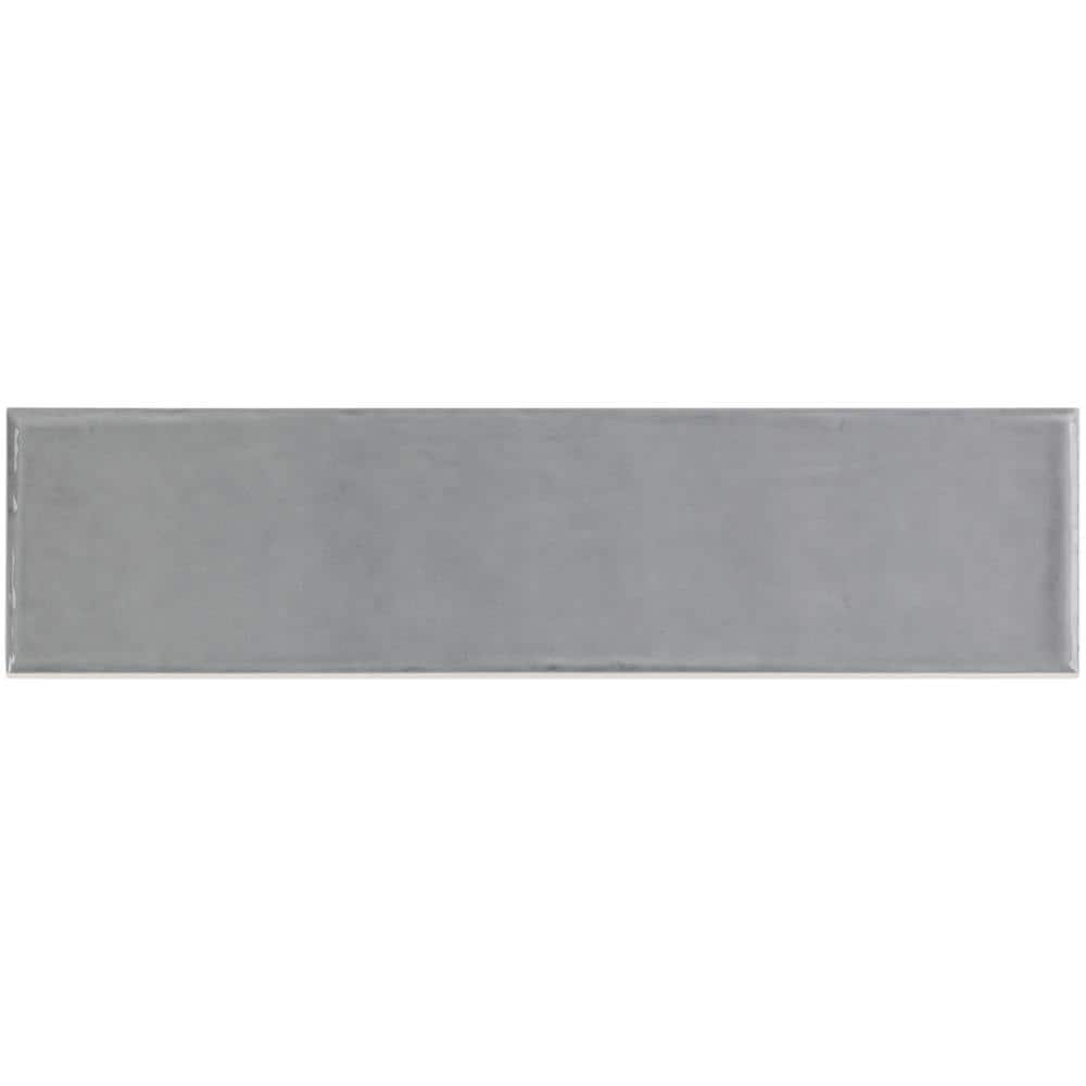 Bolton 3'' x 12'' Polished Gray Ceramic Subway Tile