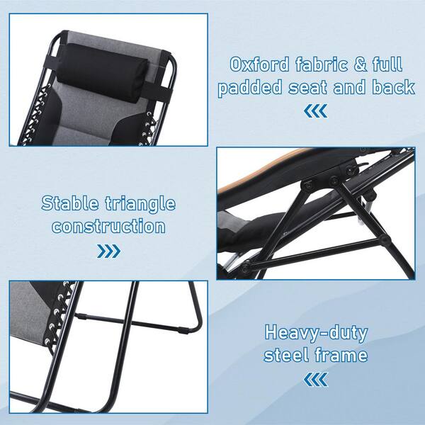 Ezcheer zero cheap gravity chair oversized