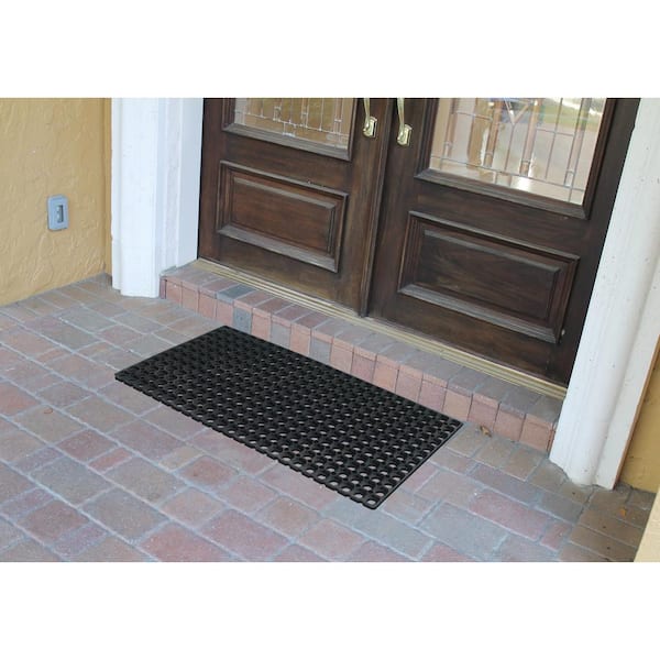 A1 Home Collections A1HCSTUD01-2 A1HC Heavy Duty Commercial Large Scrapper Doormat for Wet and Dry Area 36 x 60 Scraper Stud 