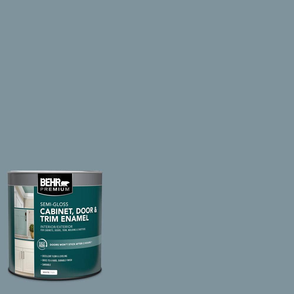 Reviews for BEHR PREMIUM 1 qt. PFC54 Blue Tundra SemiGloss Enamel