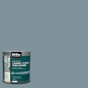 1 qt. #PFC-54 Blue Tundra Semi-Gloss Enamel Interior Cabinet & Trim Paint