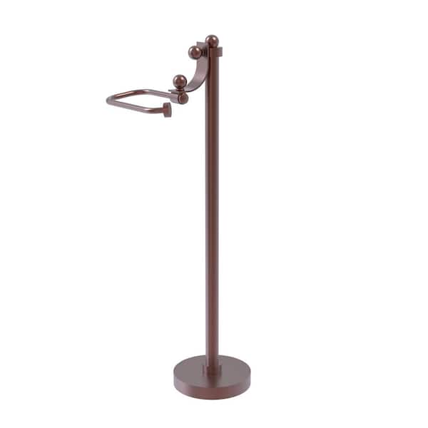 Free Standing European Style Toilet Toilet Paper Holder in Antique Copper