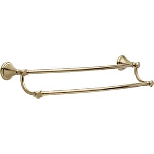 Cassidy 24 in. Double Towel Bar in Champagne Bronze