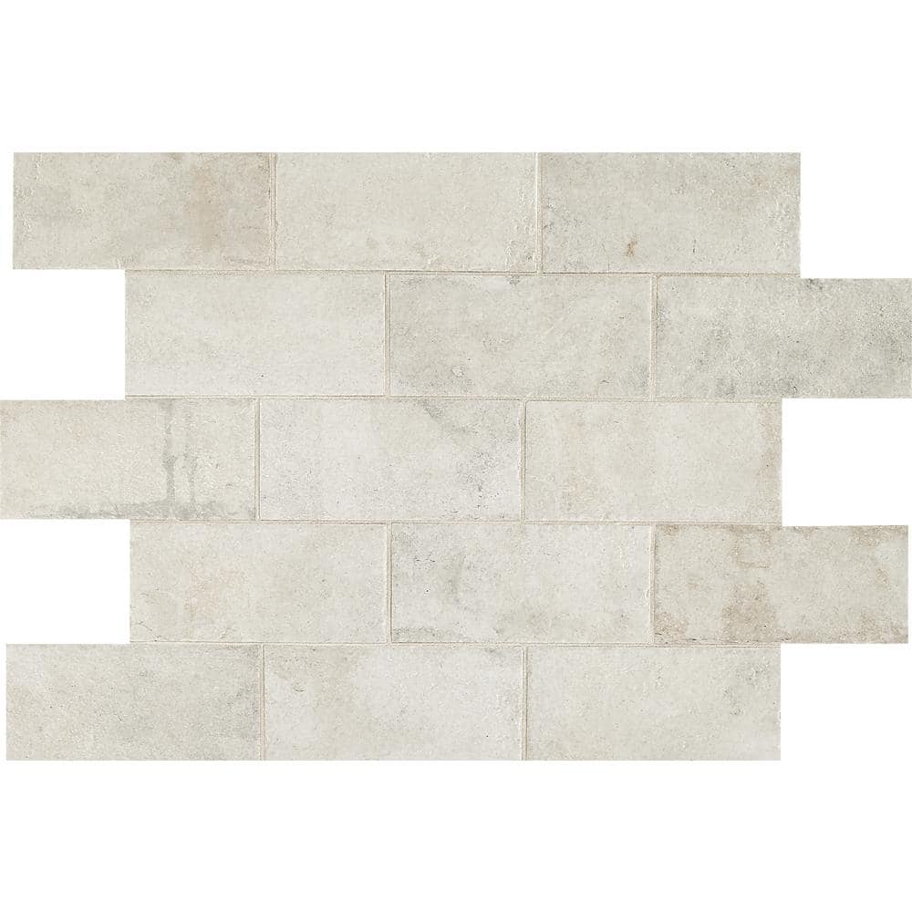 Daltile Brickwork Studio 4 in. x 8 in. Glazed Porcelain Floor and Wall Tile (7.92 sq. ft. / case) BW01481P2 - The Home Depot