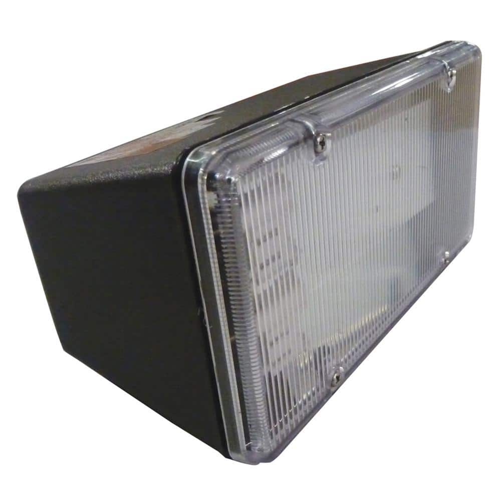 Black Polycarbonate 8" Wide Commercial Flood Light