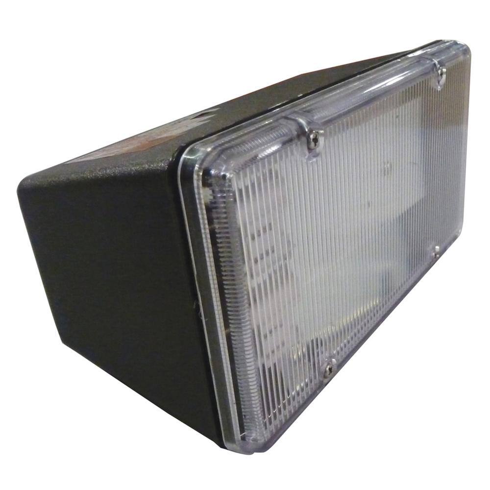 Black Polycarbonate 8" Wide Commercial Flood Light