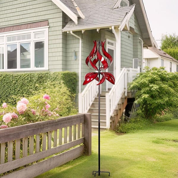 Large Outdoor Wind Spinners Wind Sculptures Decorative Stakes