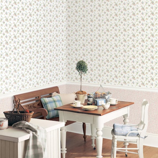 Tweed Texture in Pink, Blue and Beige