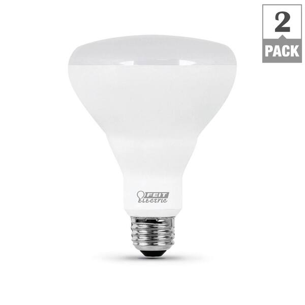 2700K Feit Electric LED BR40 120W Equivalent Dimmable CEC Compliant Pack of 16 1400 Lumens 25000 Life Hours 