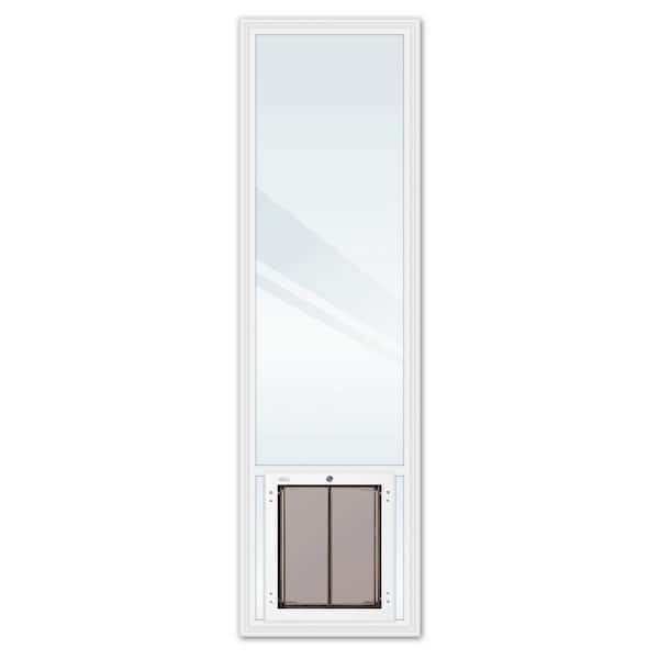 Plexidor Dog Door 24 in. x 82 in. LoE Glass Insert for 32 in. x 96 in., 34 in. x 96 in. and 36 in. x 96 in. French Doors