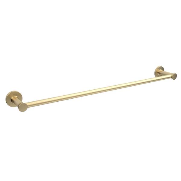 Lucien 24 in. Wall mounted Towel Bar in Brushed Gold