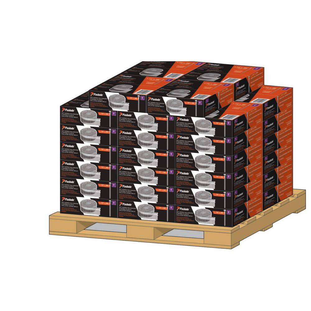 1-7/8 in. x 0.086 in. 14-Gauge Steel HDG Ring Shank Plastic Coil Siding Nails Pallet with Free Pneumatic Coil Tool price history on PriceWatchPro