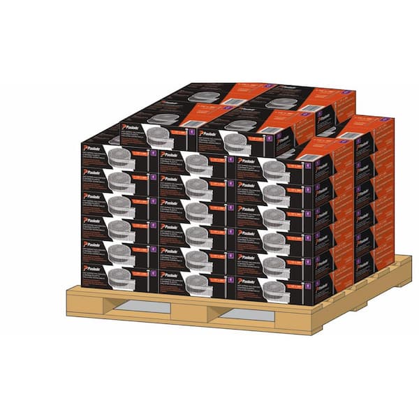 1-7/8 in. x 0.086 in. 14-Gauge Steel HDG Ring Shank Plastic Coil Siding Nails Pallet with Free Pneumatic Coil Tool