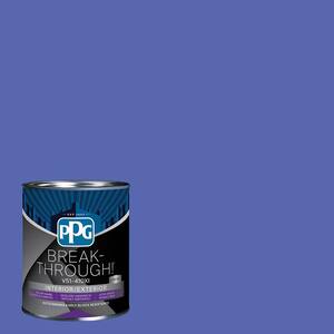 1 qt. PPG1246-7 Blue Calico Semi-Gloss Door, Trim & Cabinet Paint