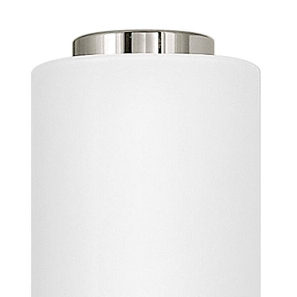 HINKLEY - Aiden 20.00-Watt Single Integrated Led Polished Nickel 4.75 in. Wall Sconce