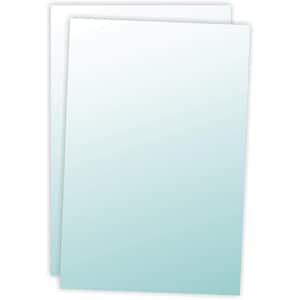 Clear Overlay Lens for Bulletin Holder Poster Sign Stand, 22 in. x 28 in. (1-Pair)
