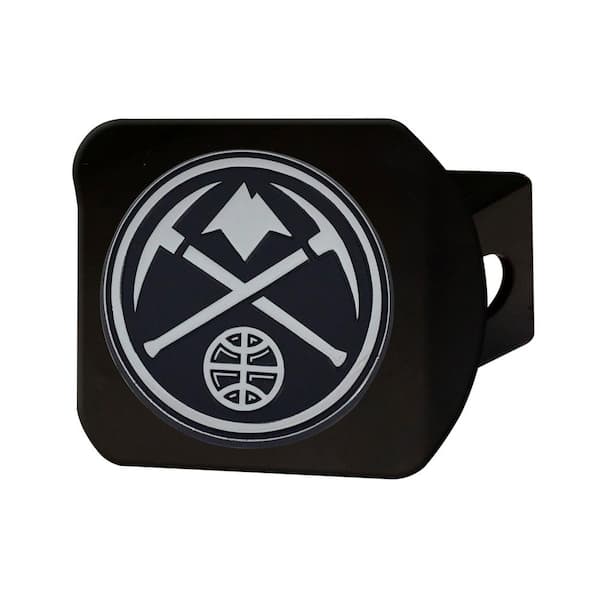 FANMATS NBA Denver Nuggets Class III Black Hitch Cover with Chrome Emblem