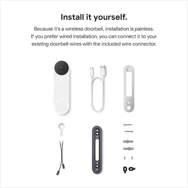 nest doorbell install instructions