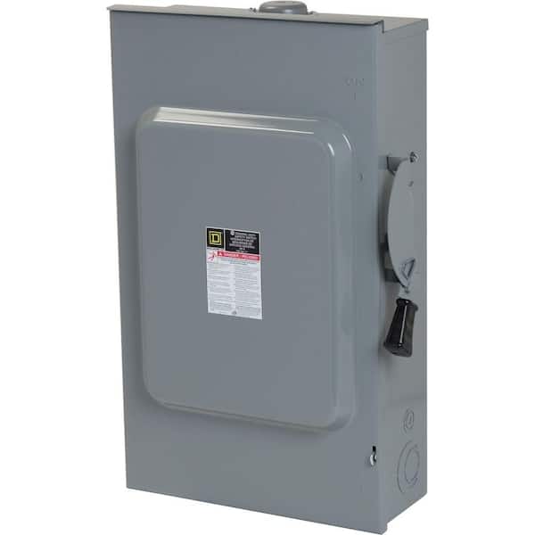 Square D D324NRB 200 Amp 240 Volt Safety Switch 3 Phase Non Fusible Disconnect for sale online
